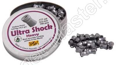 SKENCO  -  Luchtdruk Kogeltjes  -  kaliber 5.50mm  -  ULTRA SHOCK HEAVY HOLLOW POINT  -  inhoud 150